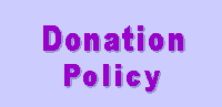 Donation Policy page